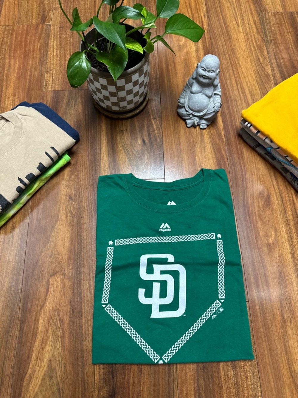 Majestic San Diego Padres St. Patrick’s Day T-Shirt
